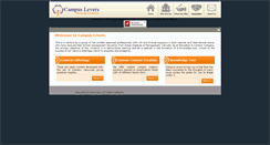 Desktop Screenshot of campuslevers.com